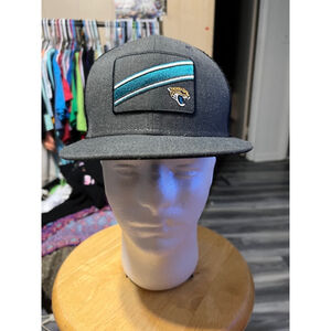 Unisex New Era Jacksonville Jaguars Hat OSFM Gray Black